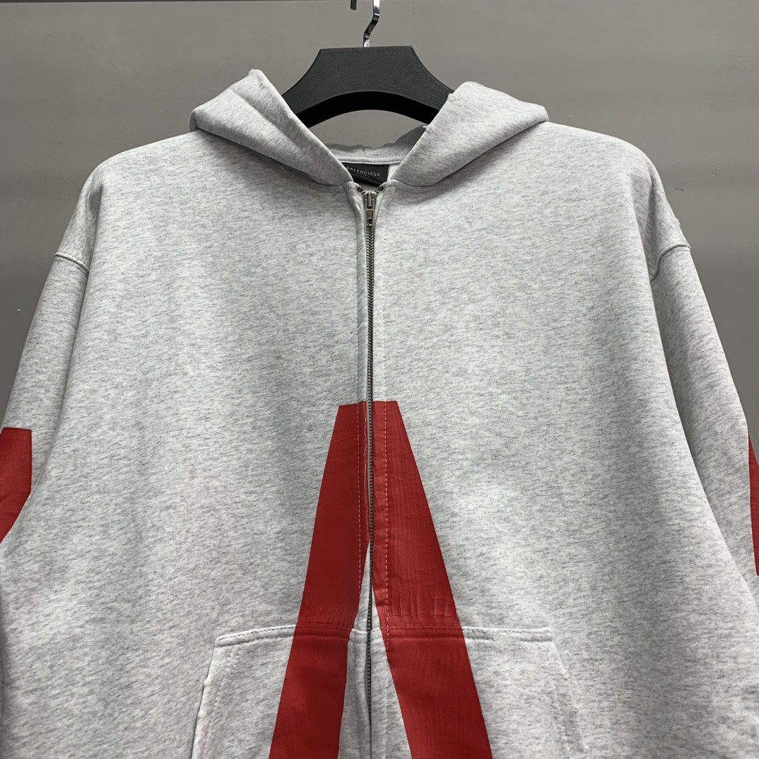 「#1217」Balenciaga inverted V zipper sweater - Image 2