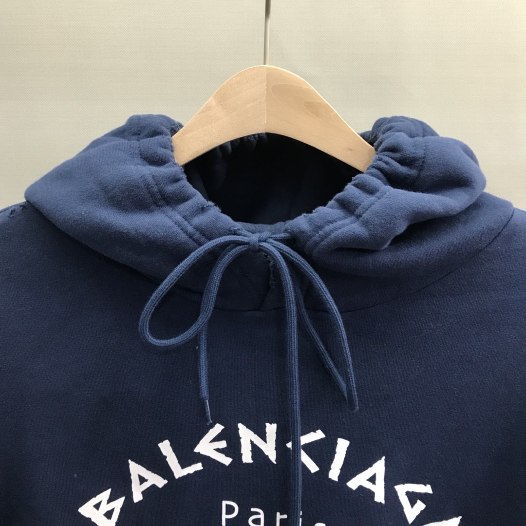 「#1219」Balenciaga athlete running man hoodie - Image 5