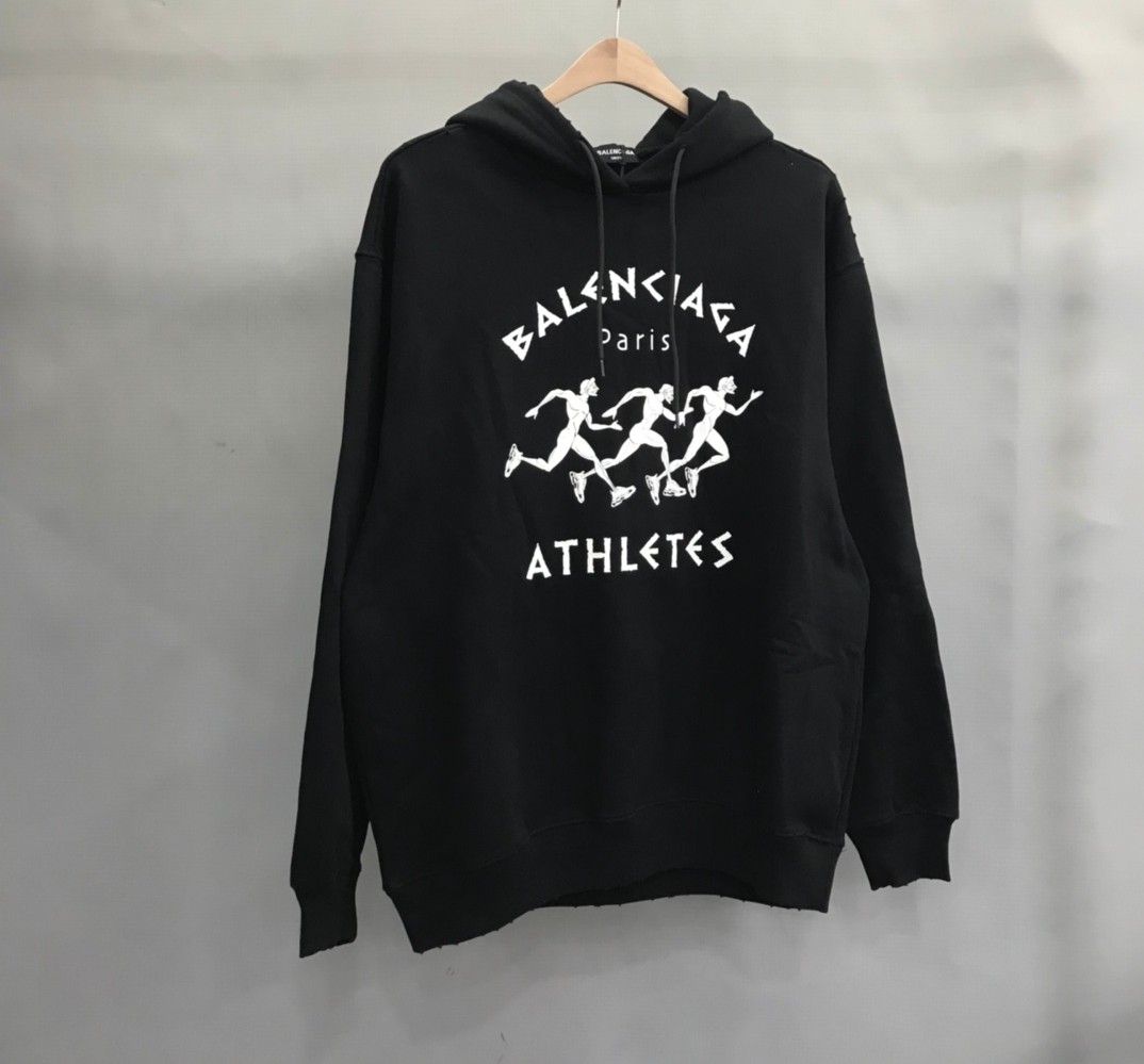 「#1220」Balenciaga athlete running man hoodie