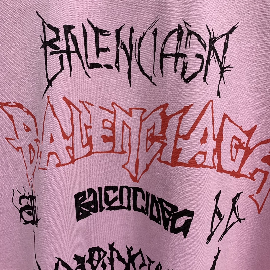 「#1243」Balenciaga doodle year of the Dragon Alphabet T-shirt - Image 5