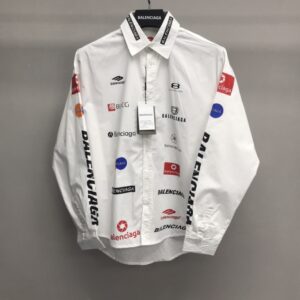 「#1248」Balenciaga LOGO LOGO racing style long sleeve shirt