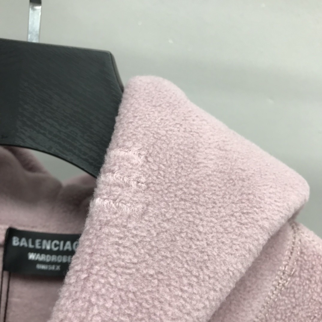 「#1260」Balenciaga Polar Fleece Coke Hooded Sweatshirt - Image 5
