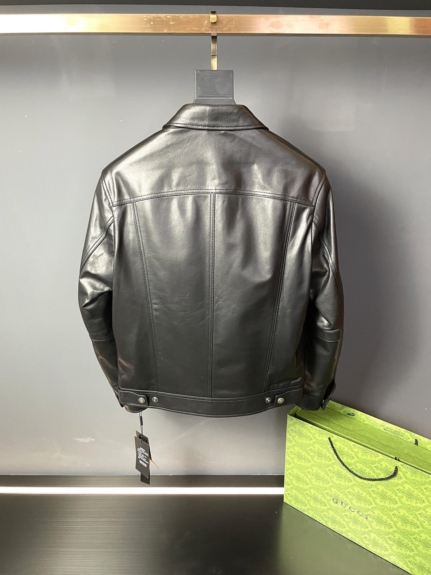 「#1271」Tom Ford 23 Paris Fashion Week Leather Jackets - Image 2