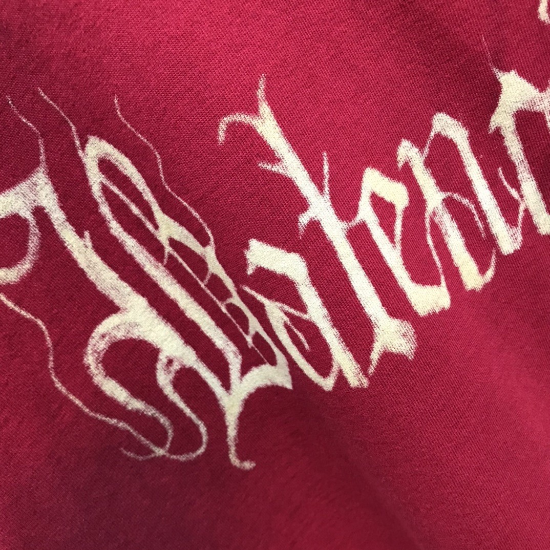 「#1359」Balenciaga Sanskrit lettering industrial paint T-shirt - Image 5