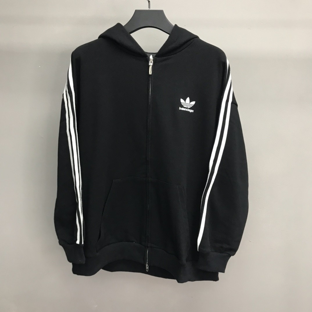 「#1360」Balenciaga Ardy Wiranata logo zipper hoodie