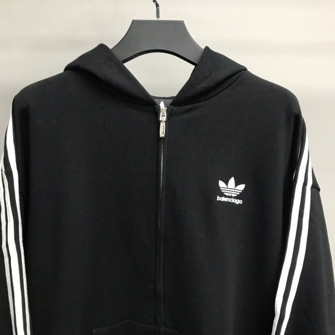 「#1360」Balenciaga Ardy Wiranata logo zipper hoodie - Image 2