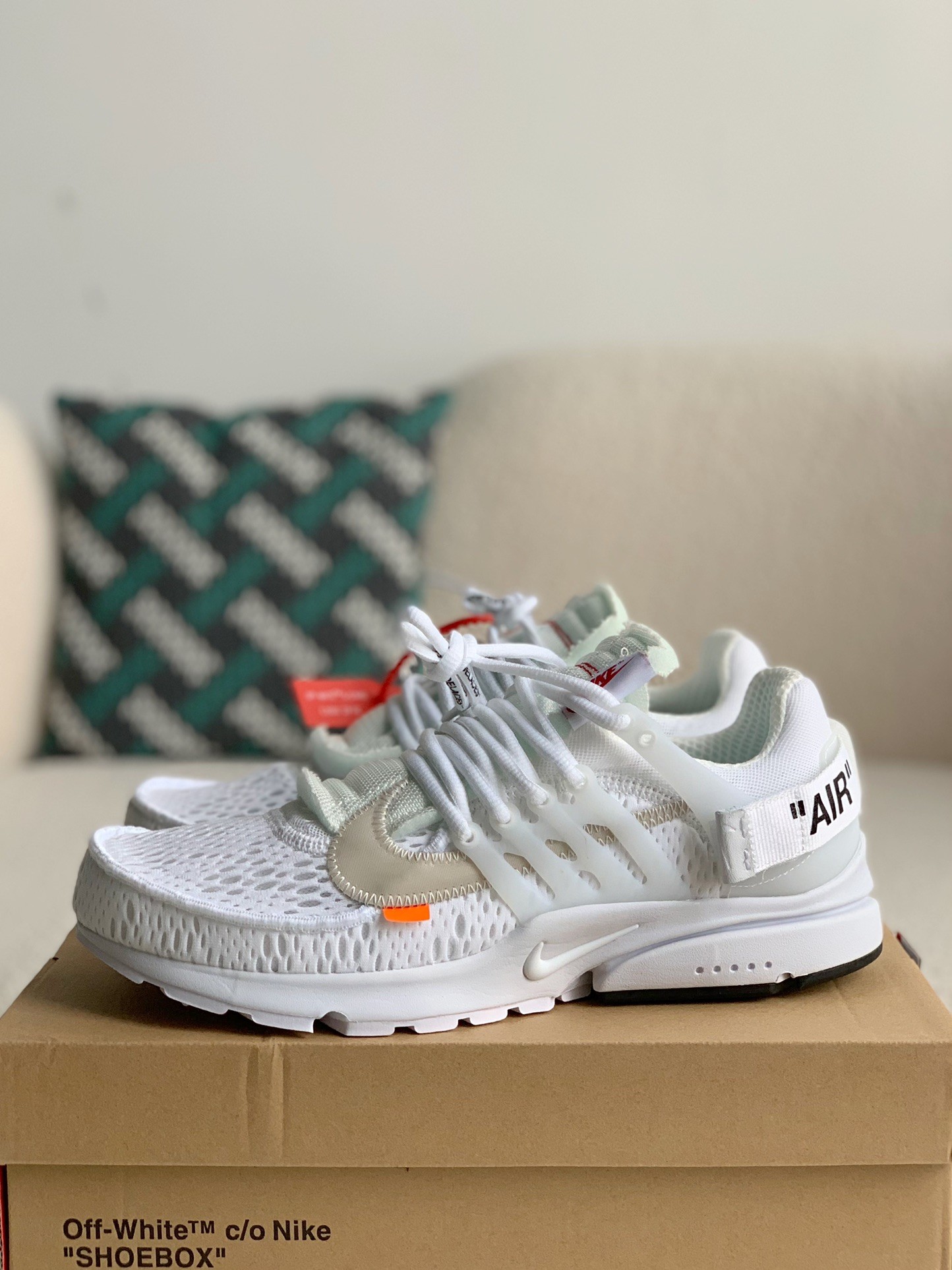 「#1403」OFF_WHITE x Nike Air Presto 2.0 THE TEN OW Joint signature Sneakers