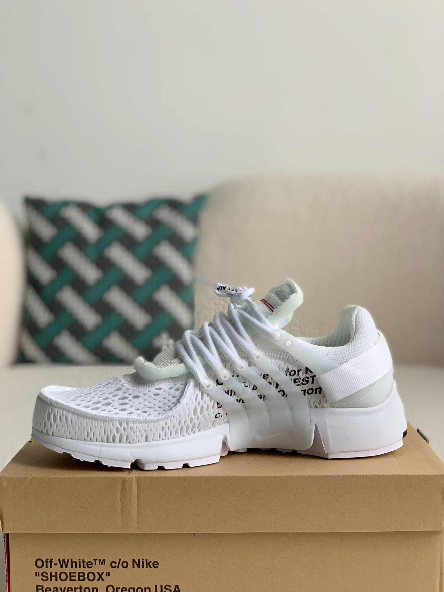 「#1403」OFF_WHITE x Nike Air Presto 2.0 THE TEN OW Joint signature Sneakers - Image 4