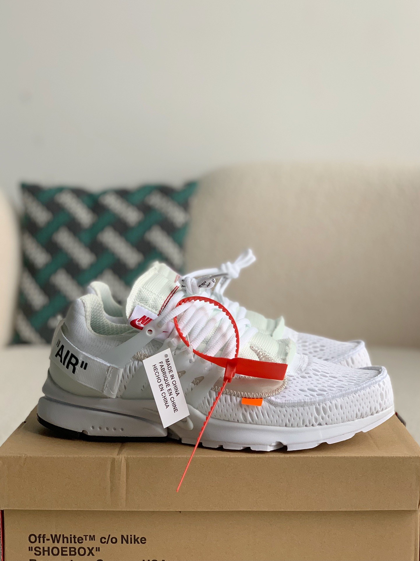 「#1403」OFF_WHITE x Nike Air Presto 2.0 THE TEN OW Joint signature Sneakers - Image 2