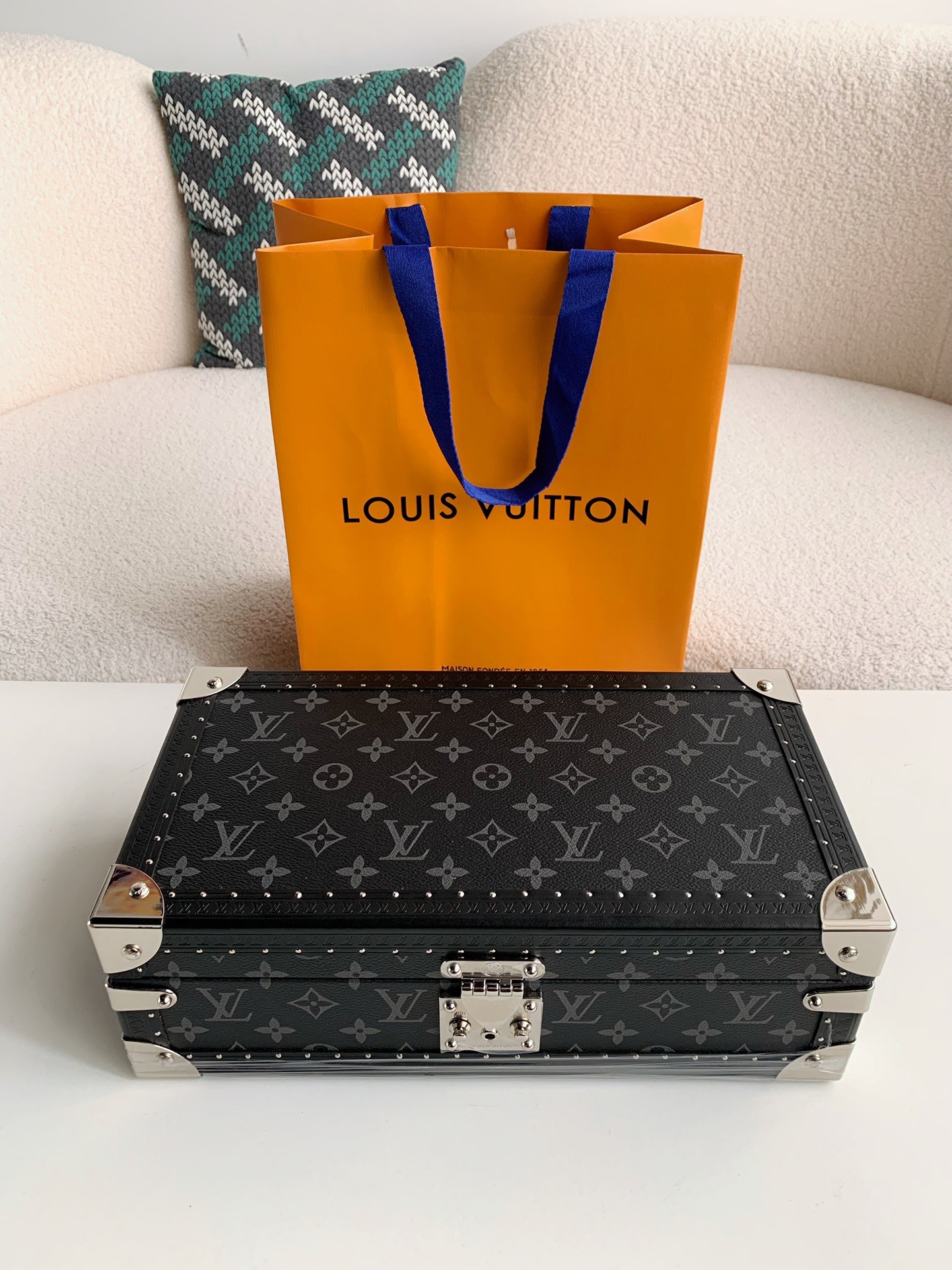 「#1461」Louis Vuitton Watch Storage Box Size:34*18*11cm - Image 2