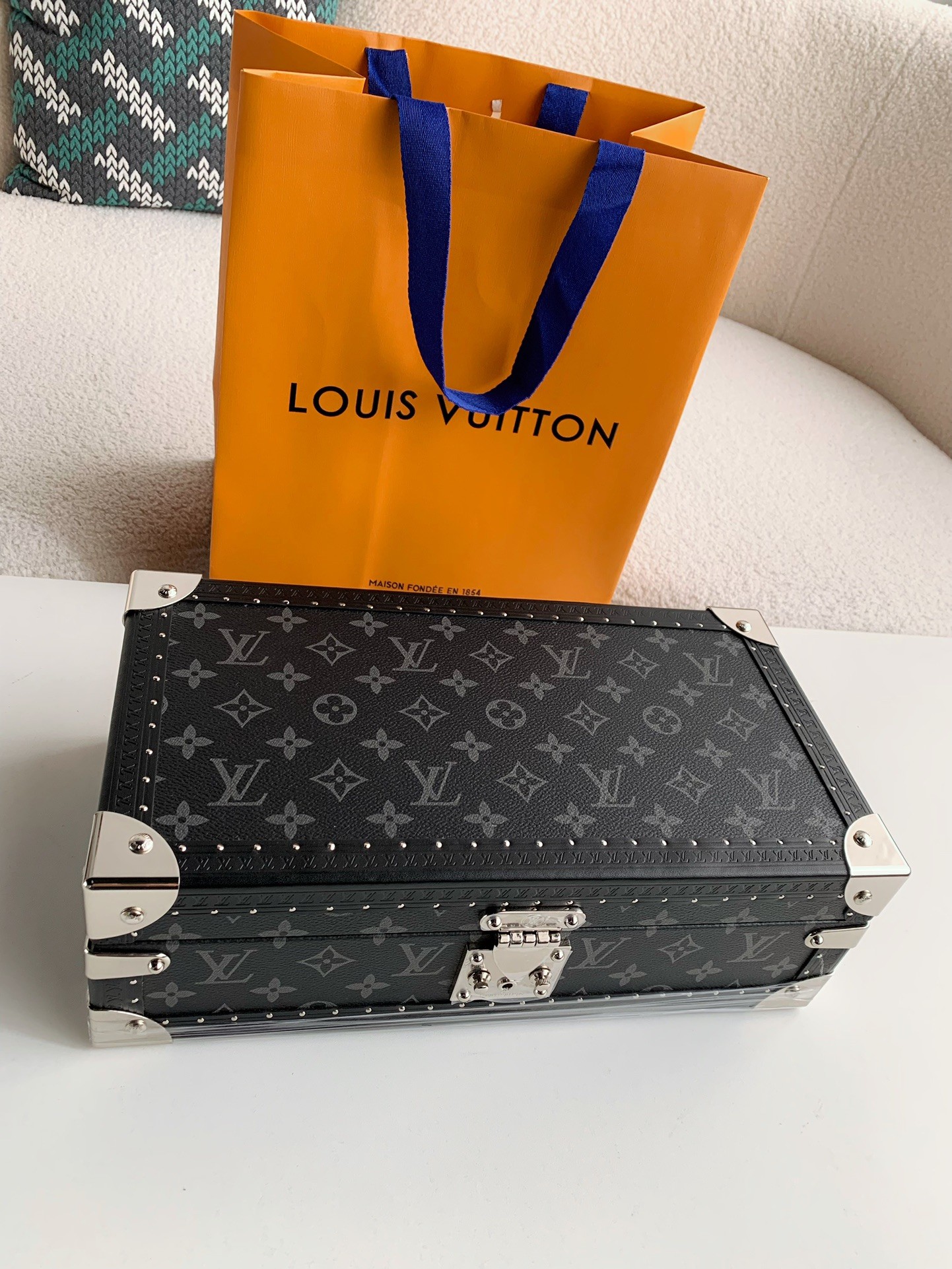 「#1461」Louis Vuitton Watch Storage Box Size:34*18*11cm - Image 3