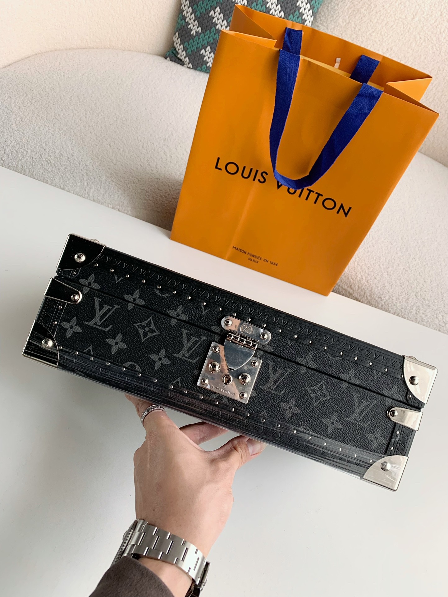 「#1461」Louis Vuitton Watch Storage Box Size:34*18*11cm - Image 4
