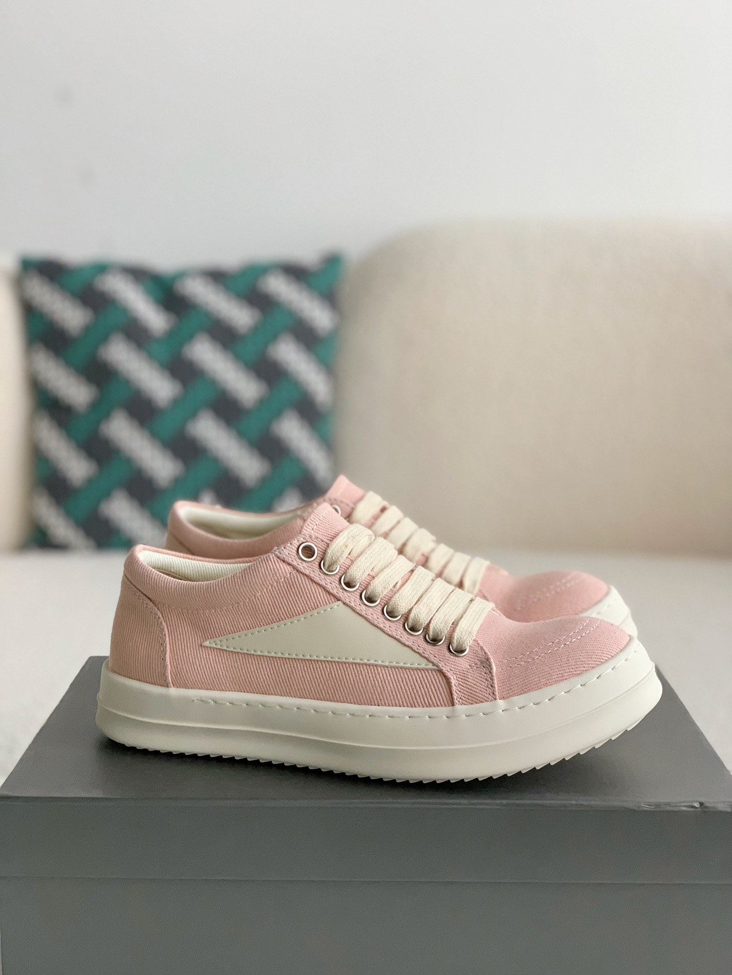 「#1468」RICK OWENS DRKSHDW Retro low-top cleats - Image 2