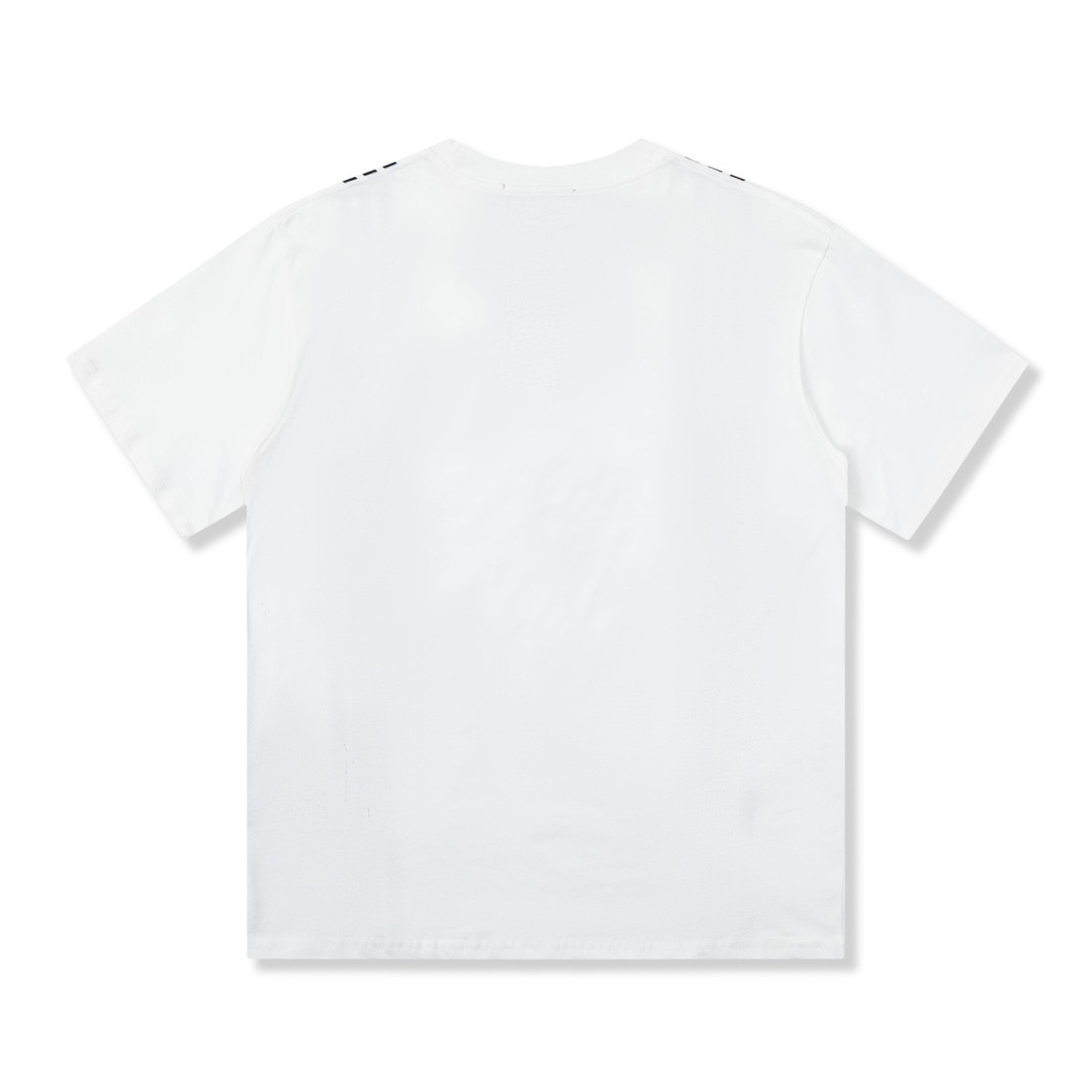 「#1519」Gucci 23SS double G vertical stripe foam printed t-shirt - Image 2