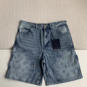 「#1553」LOUIS VUITTON Jean shorts