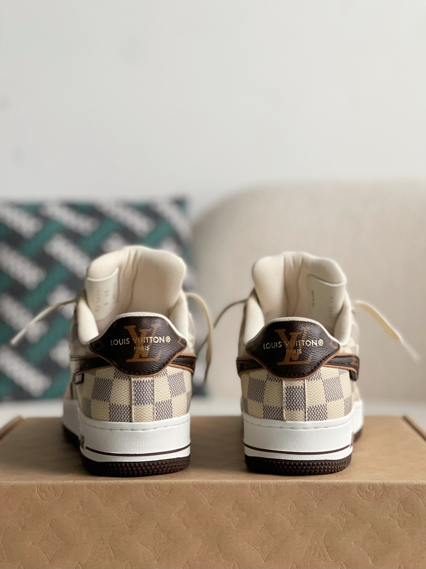 「#1580」Nike x Louis Vuitton Trainers Sneakers - Image 3