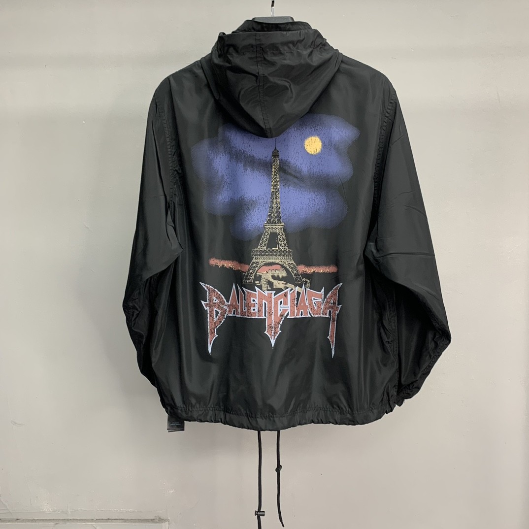 「#1583」Balenciaga BLCG Tower Night View waterproof jacket - Image 3