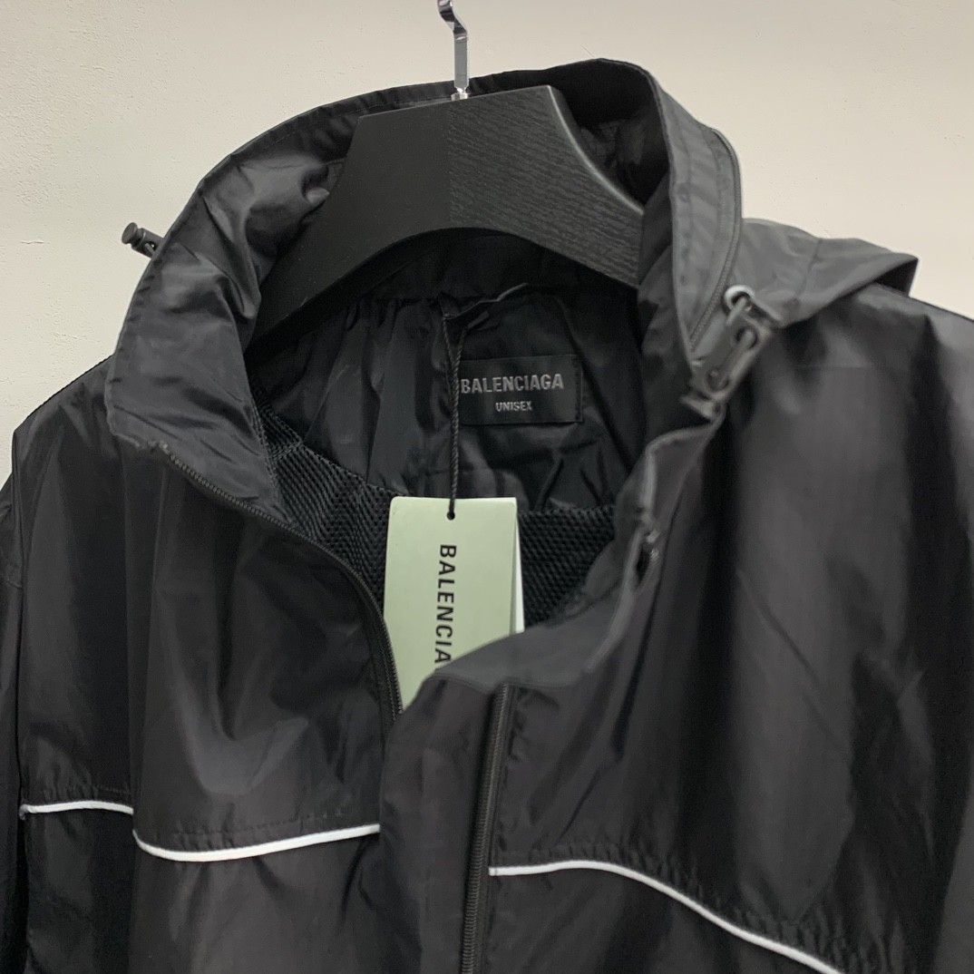 「#1584」Balenciaga BLCG reflective half zipper jacket - Image 5