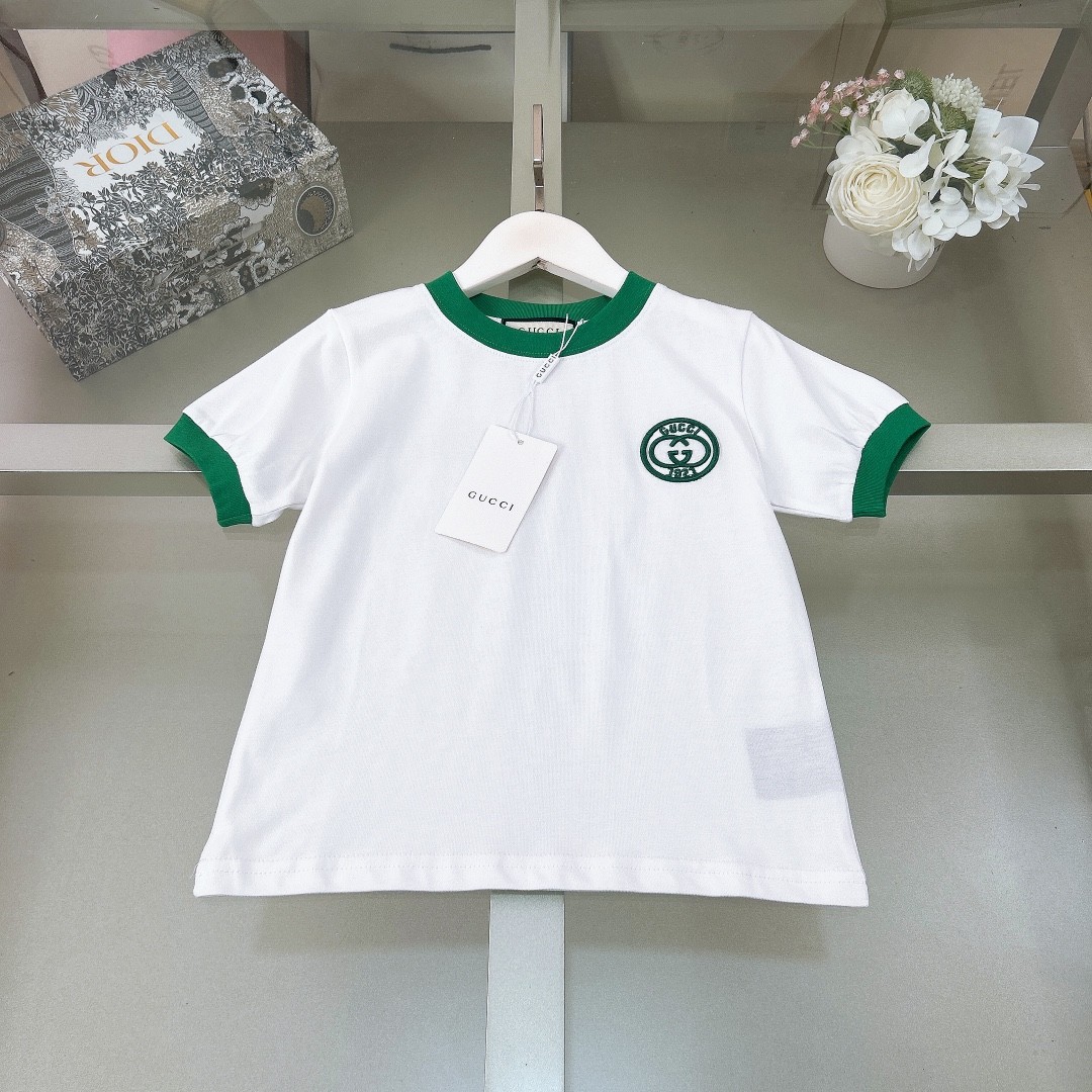 「#1590」Gucci2024/SS new logo printed T-shirt suit - Image 3
