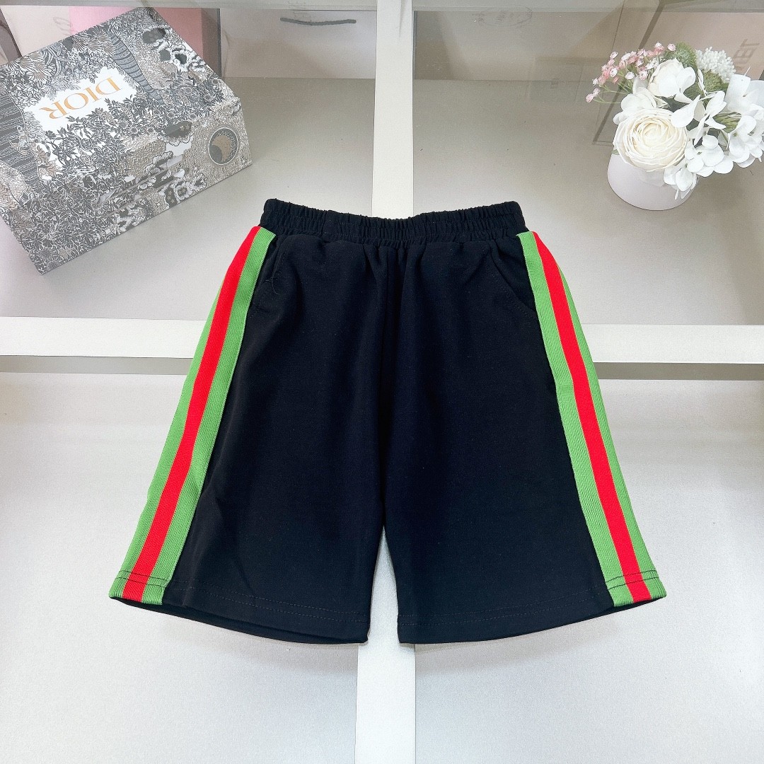 「#1592」Gucci 2024/SS new logo printed T-shirt suit - Image 4