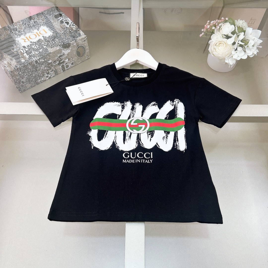 「#1592」Gucci 2024/SS new logo printed T-shirt suit - Image 3