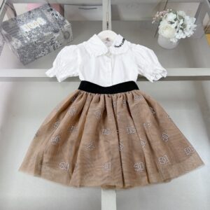 「#1605」D&G spring and summer girls skirt suit