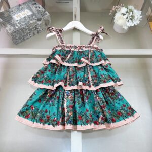 「#1615」D&G spring and summer girls skirt suit