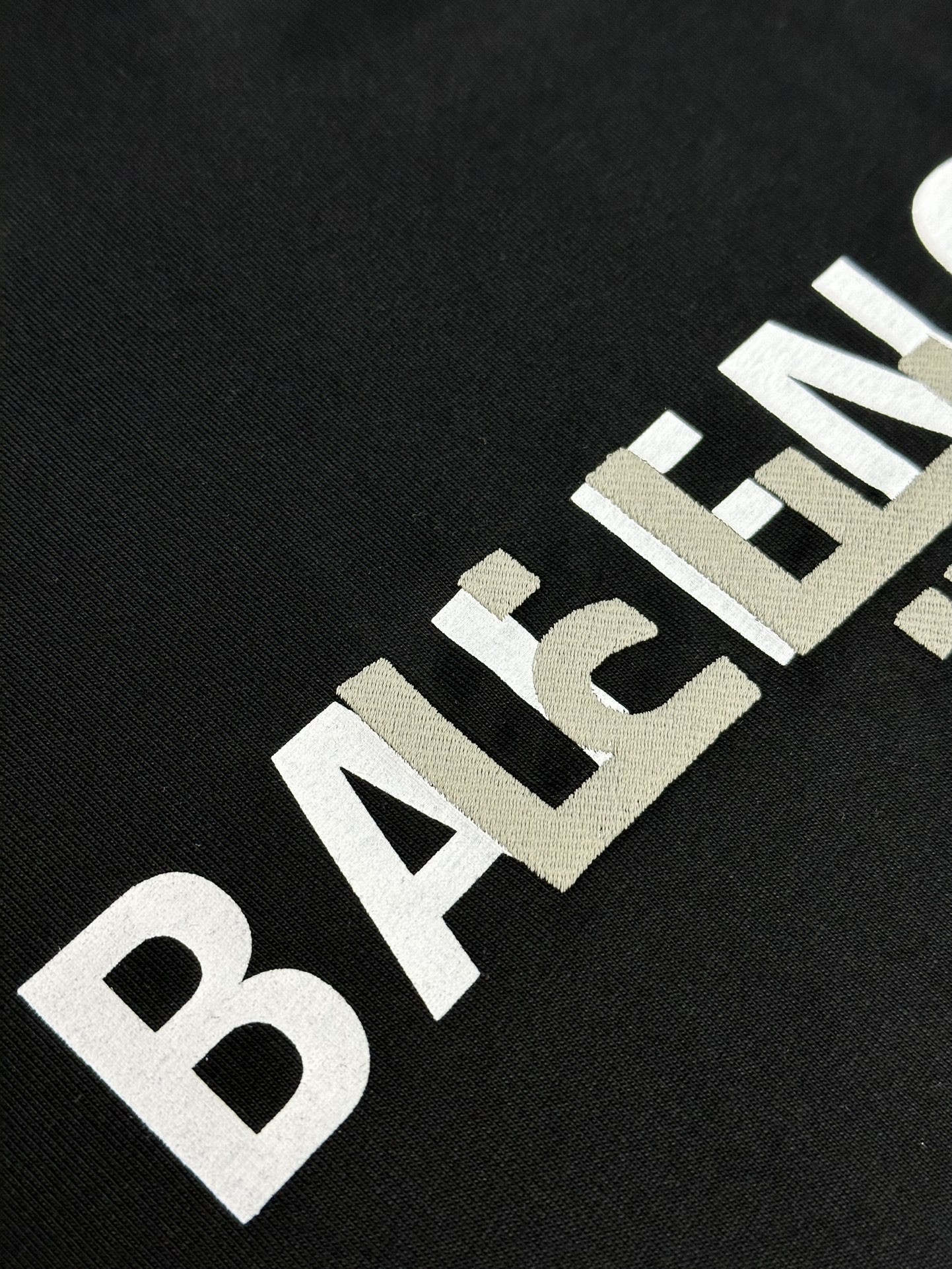 「#1629」Balenciaga double back embroidered short sleeves - Image 8