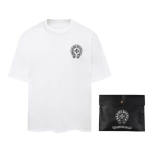 「#1638」Chrome Hearts Heavy-duty foam horseshoe print t-shirt