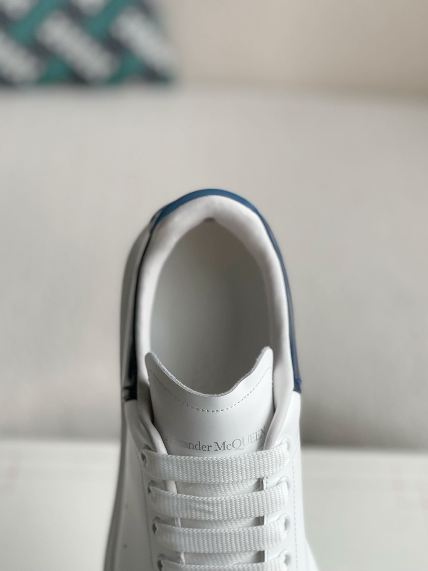 「#1645」Alexander McQueen MQ Jelly Dark Blue Tail Sneakers - Image 8