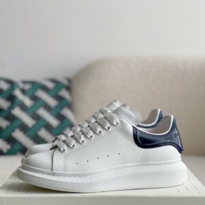 「#1645」Alexander McQueen MQ Jelly Dark Blue Tail Sneakers