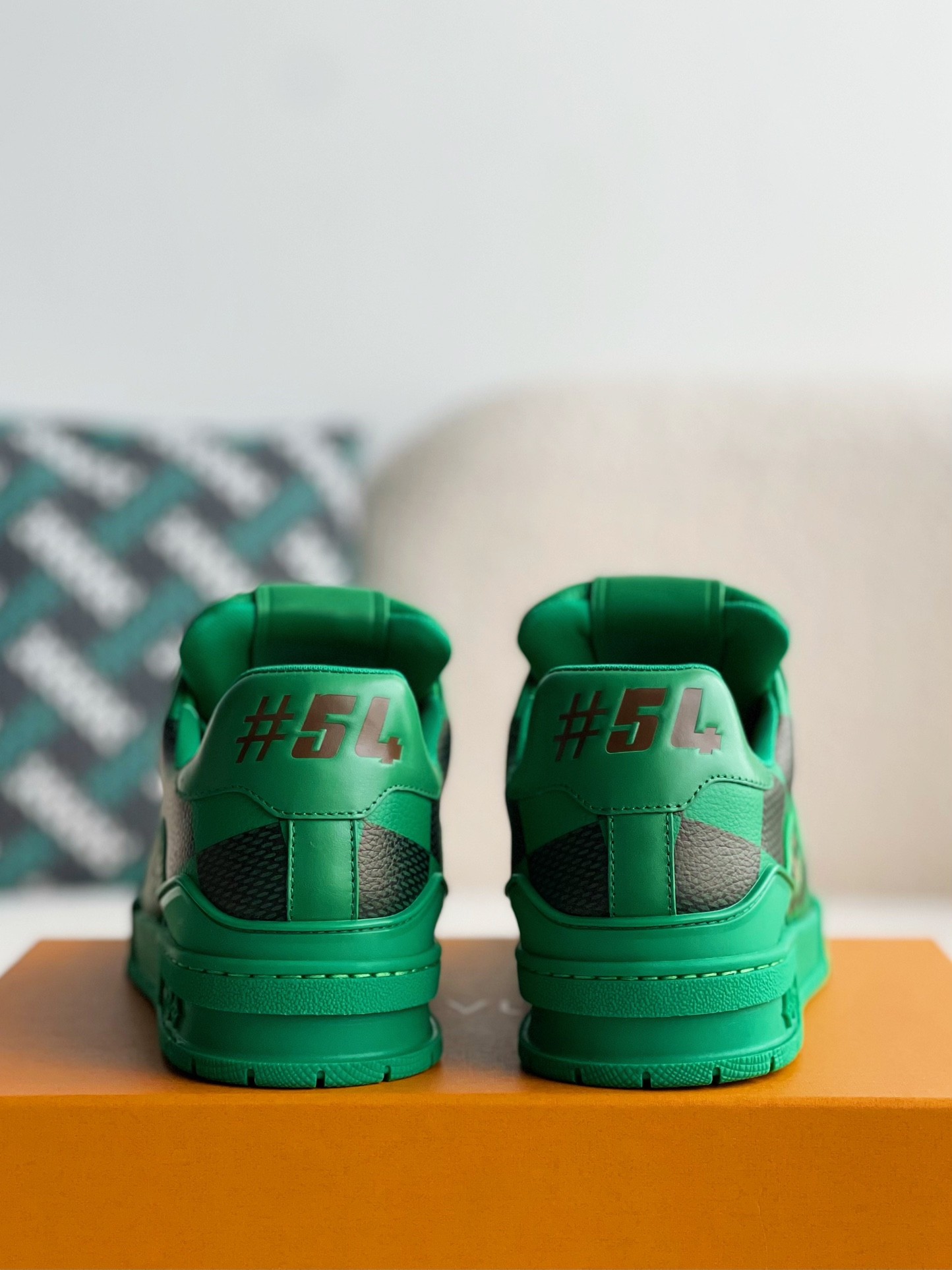 「#1663」LOUIS VUITTON TRAINER MAXI SNEAKERS - Image 3