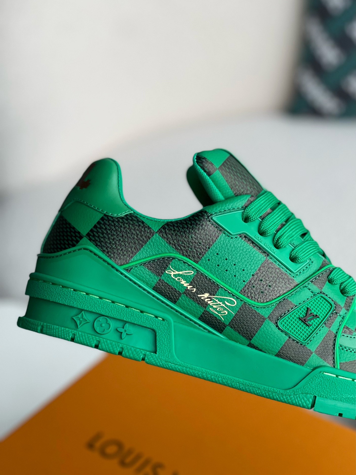 「#1663」LOUIS VUITTON TRAINER MAXI SNEAKERS - Image 7