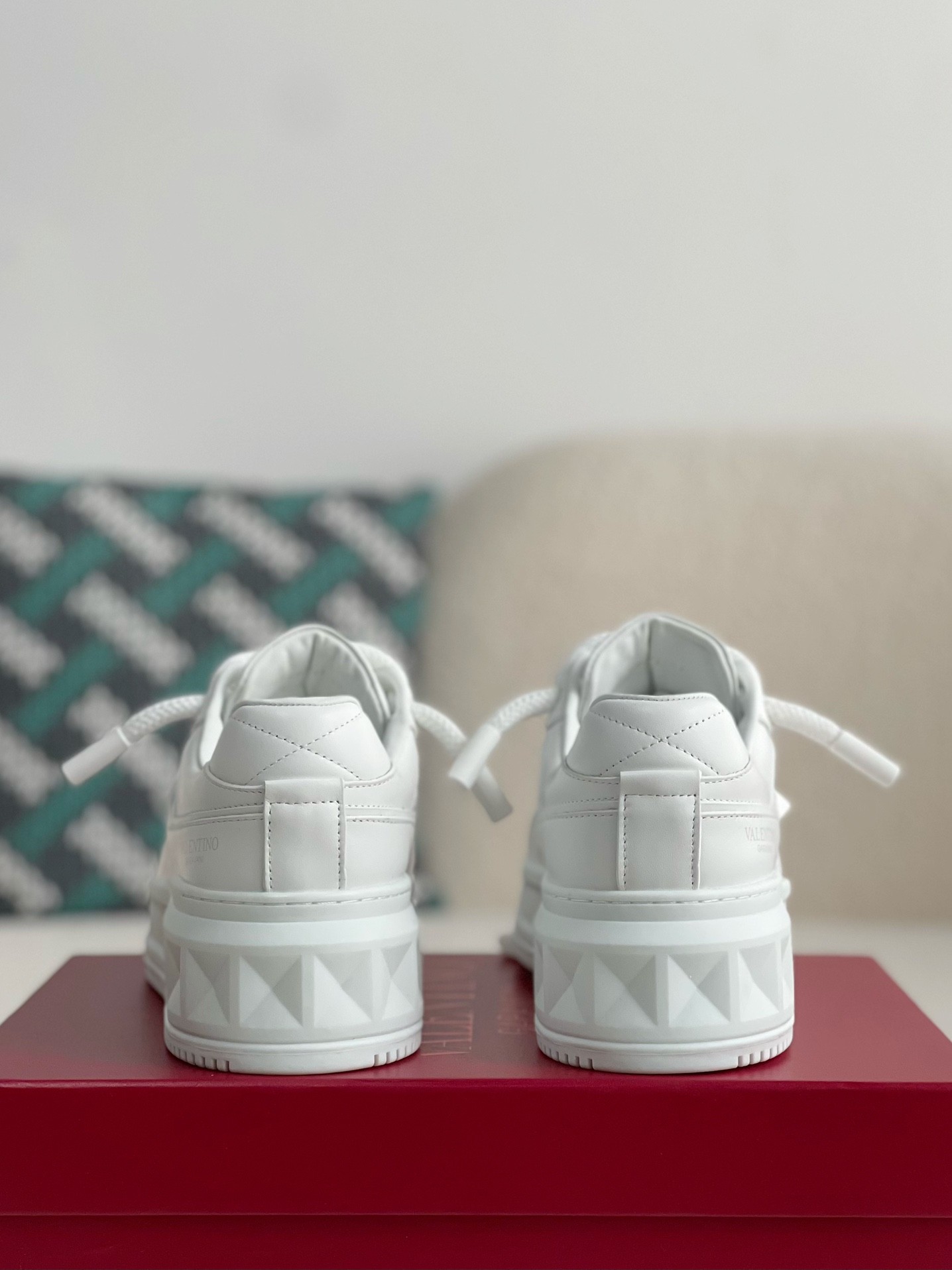 「#349」Valentino one stud sneakers - Image 3