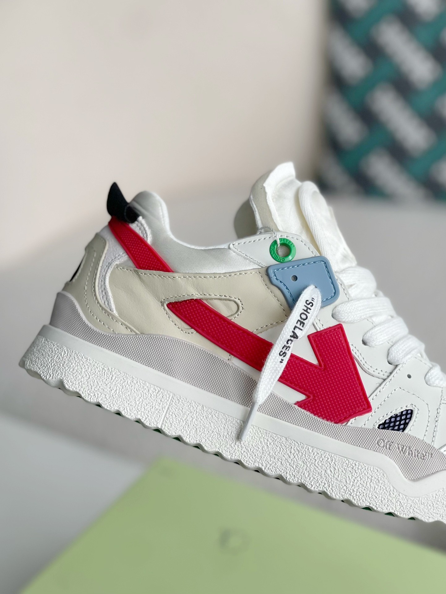 「#1752」Off-White Out-Off-Office Leather sneakers - Image 7