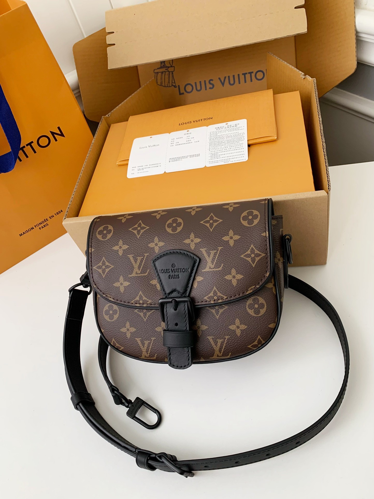 「#1866」Louis Vuitton New season Montsouris Small Messenger Bag M47060 Size:20*17*7cm - Image 3