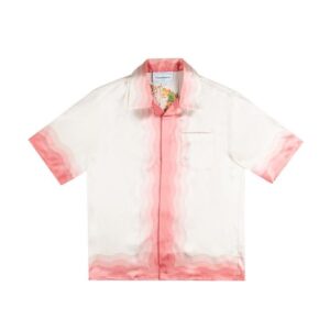 「#1910」Casablanca Pure silk wide little holiday wind shirt