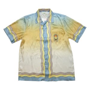 「#1969」Casablanca PROM party thinning print lazy casual n style shirt