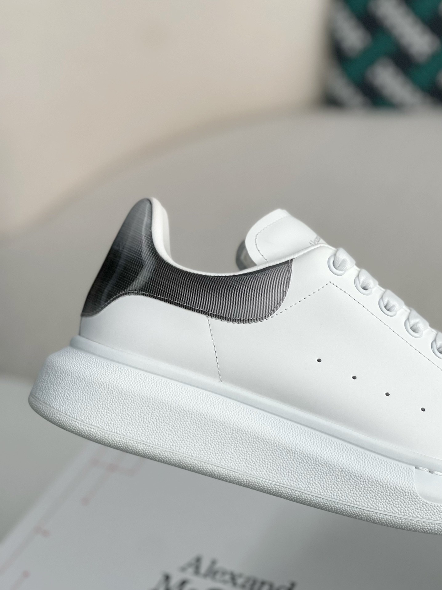 「#1997」Alexander McQueen MQ Jelly Dark Blue Tail Sneakers - Image 7