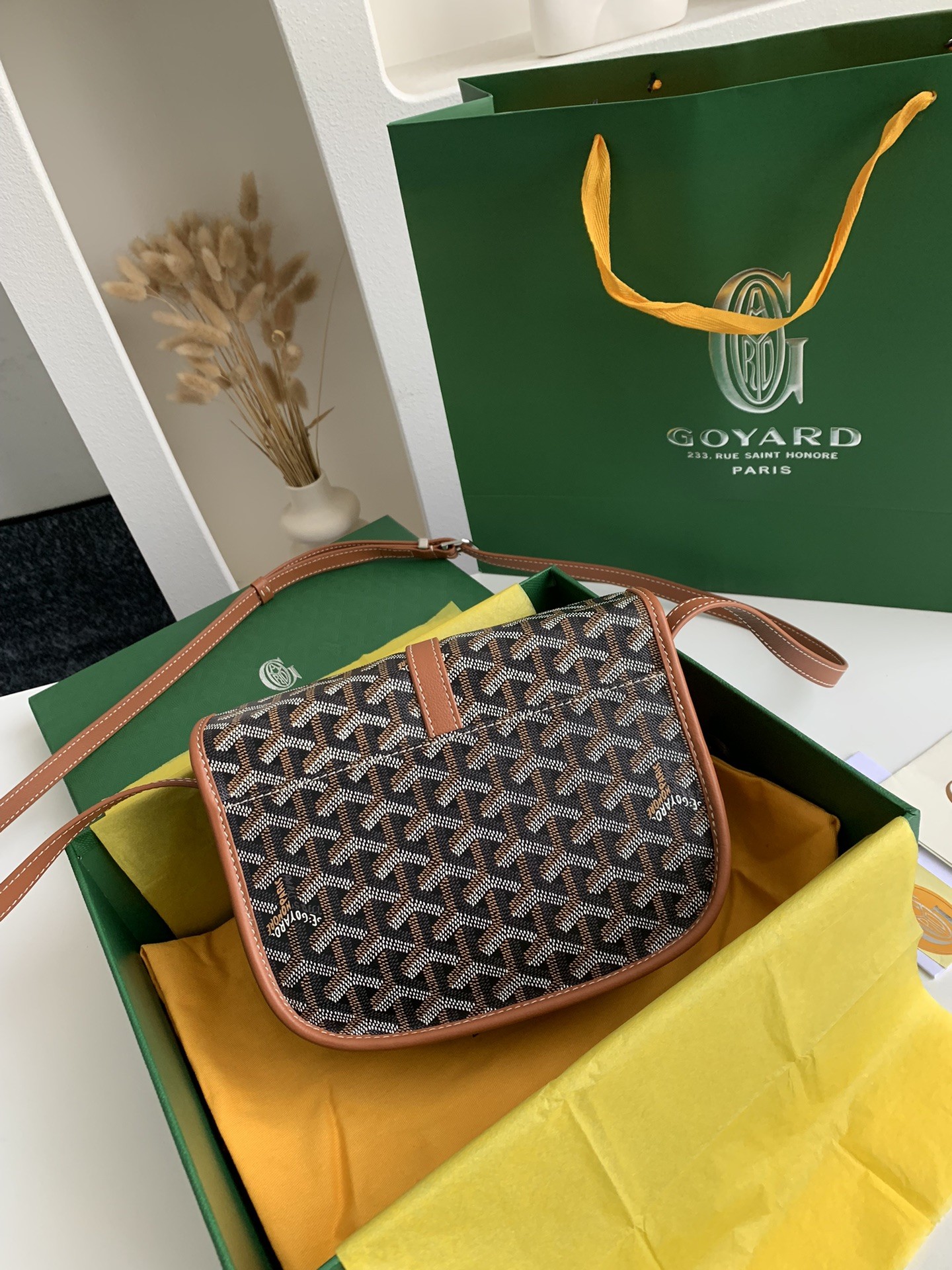 「#2002」Goyard Belvédère bag Top Quality Size:21.5*16*6cm - Image 9