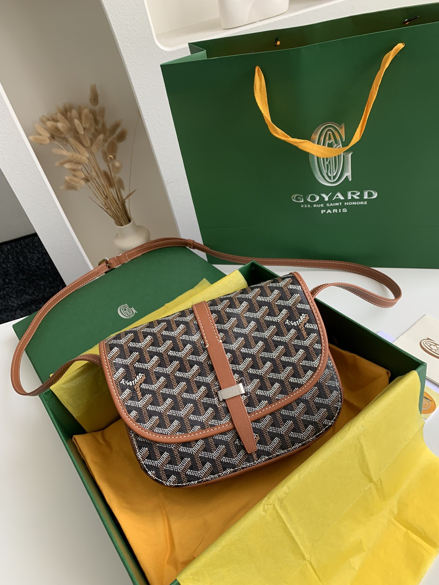 「#2002」Goyard Belvédère bag Top Quality Size:21.5*16*6cm - Image 2