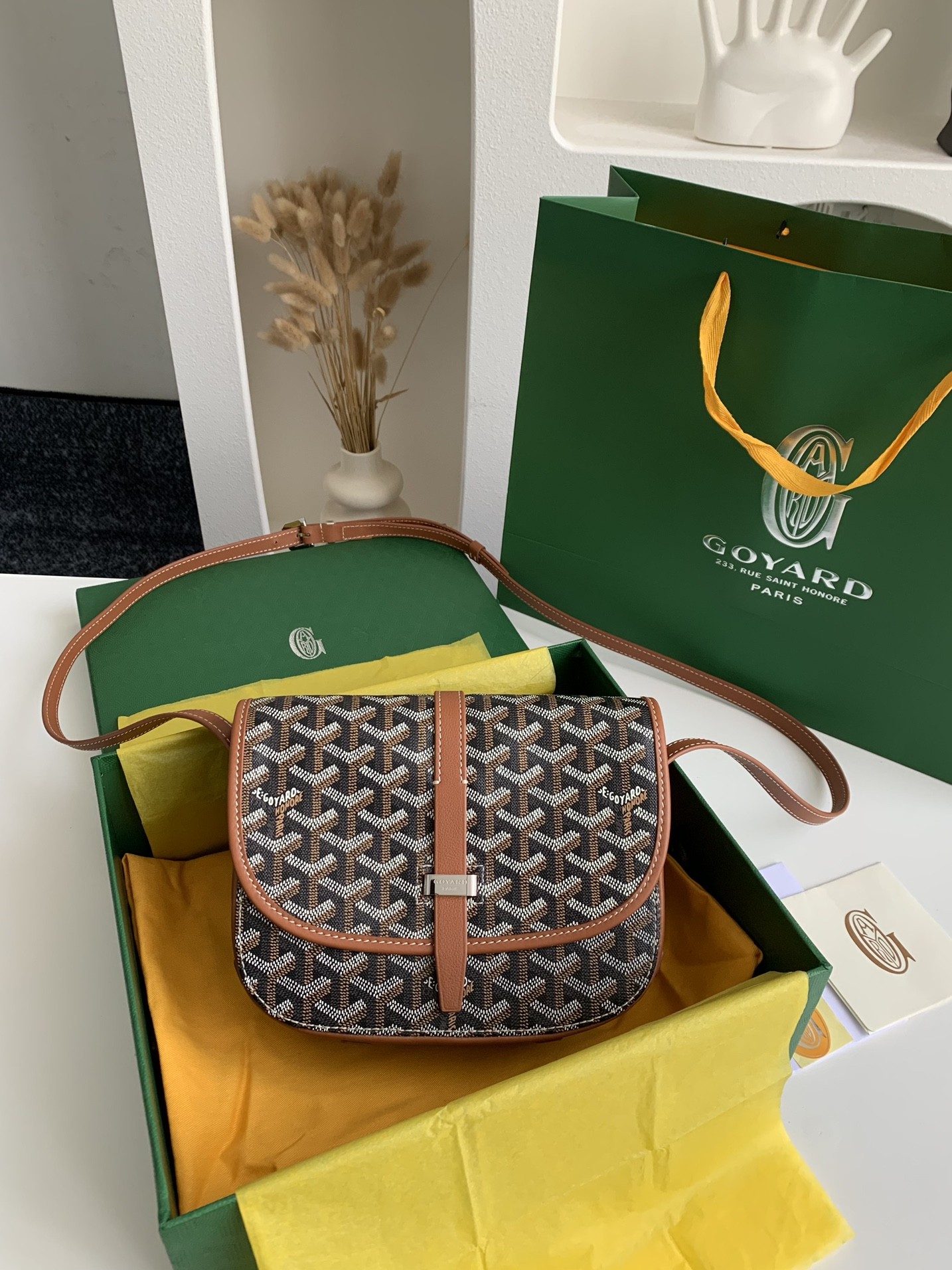 「#2002」Goyard Belvédère bag Top Quality Size:21.5*16*6cm