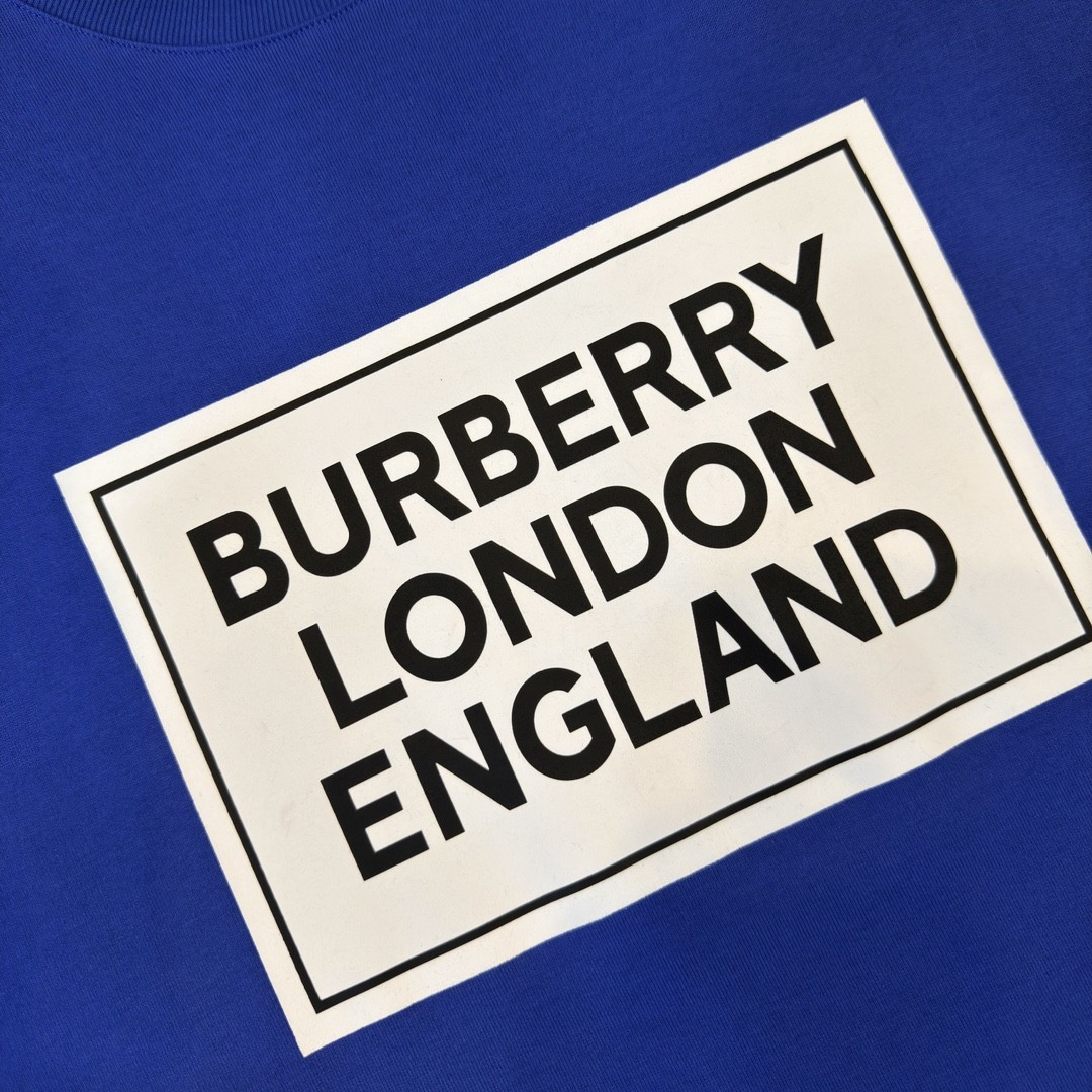 「#2013」Burberry 2024ss latest, logo printed cotton three-dimensional loose t-shirt - Image 4