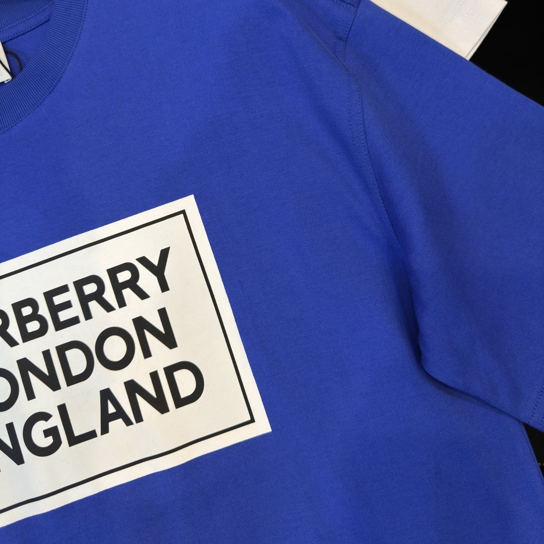「#2013」Burberry 2024ss latest, logo printed cotton three-dimensional loose t-shirt - Image 5