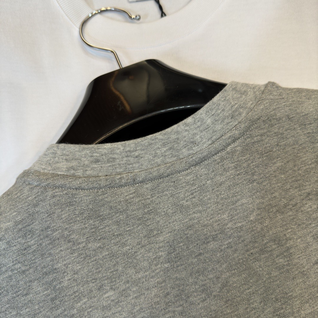 「#2014」Burberry 2024ss latest, logo printed cotton three-dimensional loose t-shirt - Image 6