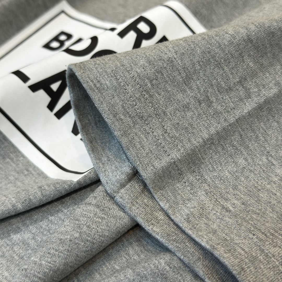 「#2014」Burberry 2024ss latest, logo printed cotton three-dimensional loose t-shirt - Image 8