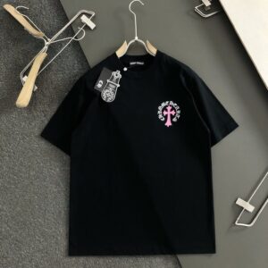 「#2036」Chrome Hearts 24 Cross Sanskrit cloth embroidered t-shirt