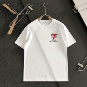 「#2060」Givenchy Cartoon embroidery classic logo of love t-shirt