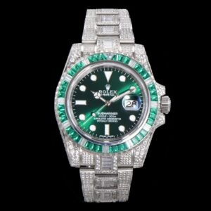 「#2138」Rolex 904 Steel Submariner Luxury Full Diamond Special Edition