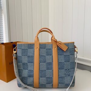 「#2210」Louis Vuitton New Weekend TOTE tannin jean bag  N40702  Size：43*34*17.5cm
